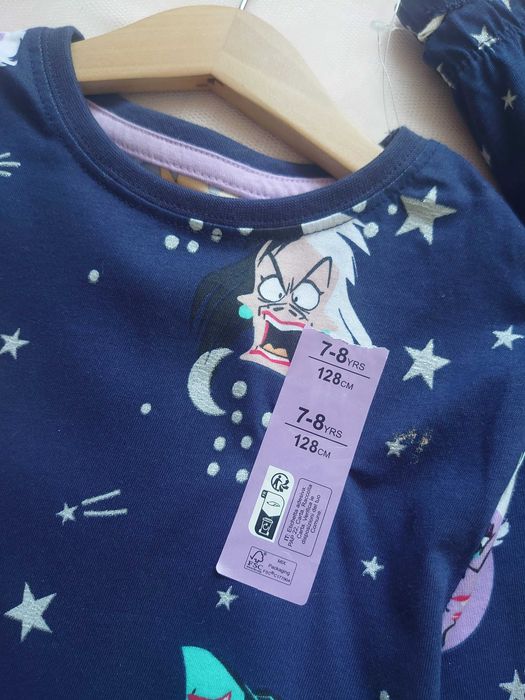 Piżama dziewczęca Złoczyńcy Disney Primark 7-8 / 128