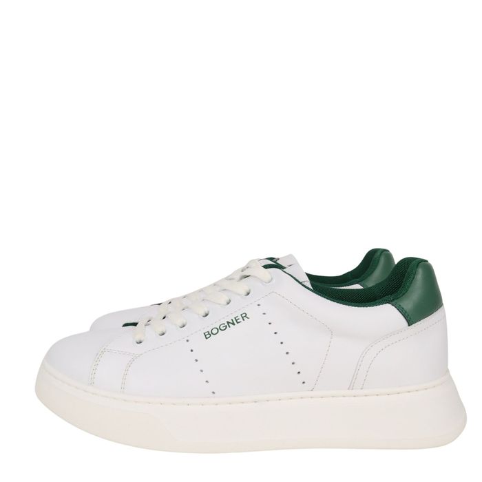 Buty sportowe męskie Bogner, rozmiar 40, białe, skórzane, codzienne, sportowe BU1424