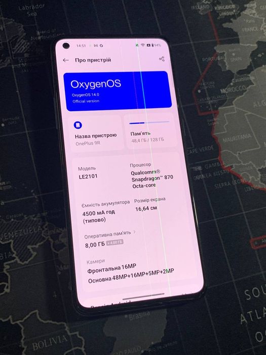 Oneplus 9r 8/128gb