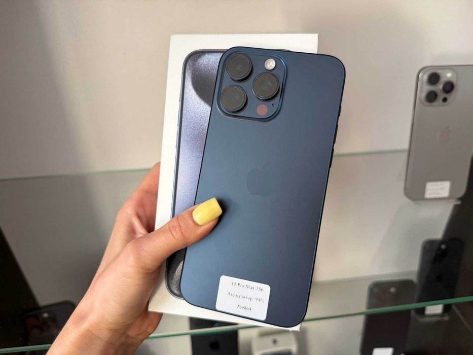 iPhone 15 Pro Max 256 Gb Neverlock (фіз карта) / Магазин + Гарантія