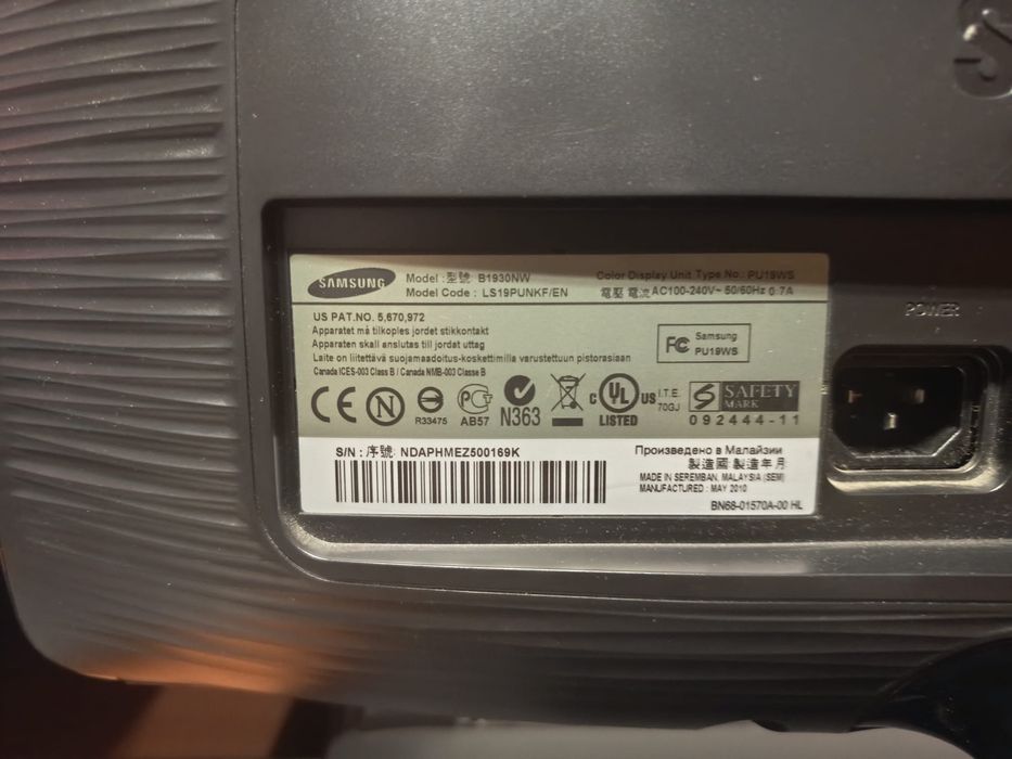 Monitor Samsung Pc