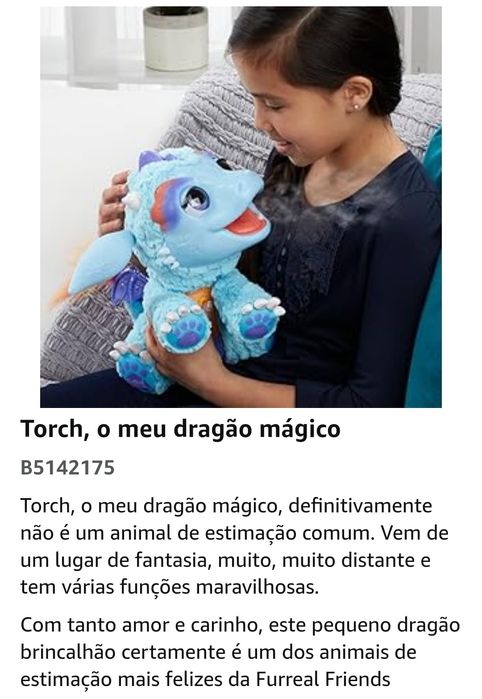 Dragão interativo FurReal Friends da Hasbro