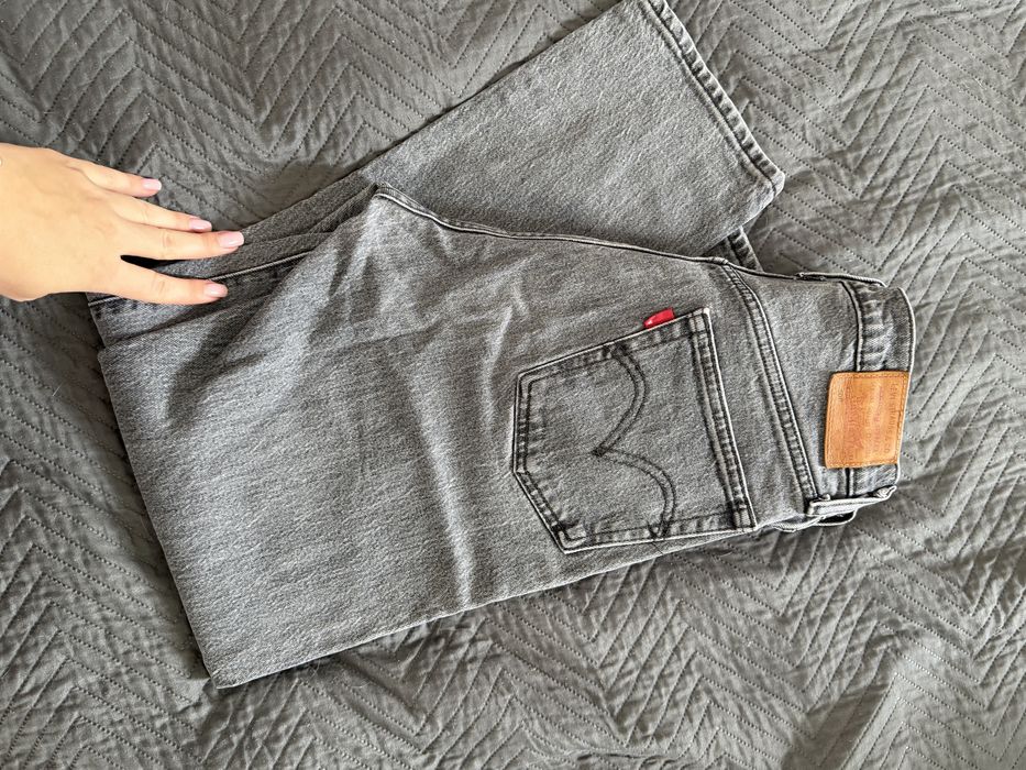 Джинси графітові Levi’s / джинси мом