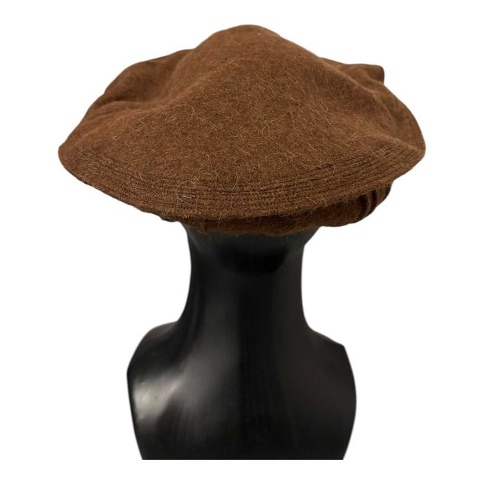 Boné de inverno Cap Chapéu Pakol 100% feito à mão (camelo marrom)