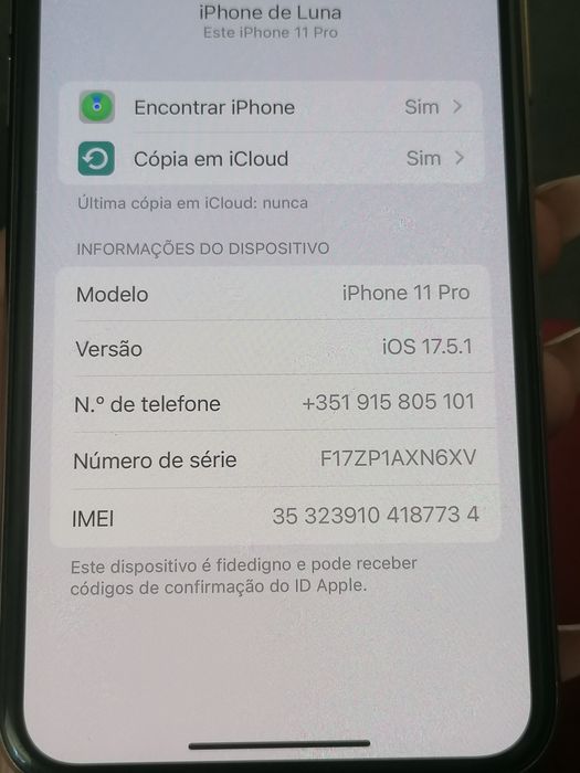 Iphone 11 Pro com Traseira Danificada