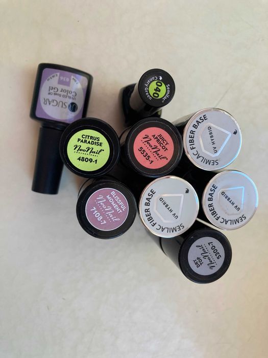 Semilac NeoNail bazy topy lakiery hybrydowe + gratis