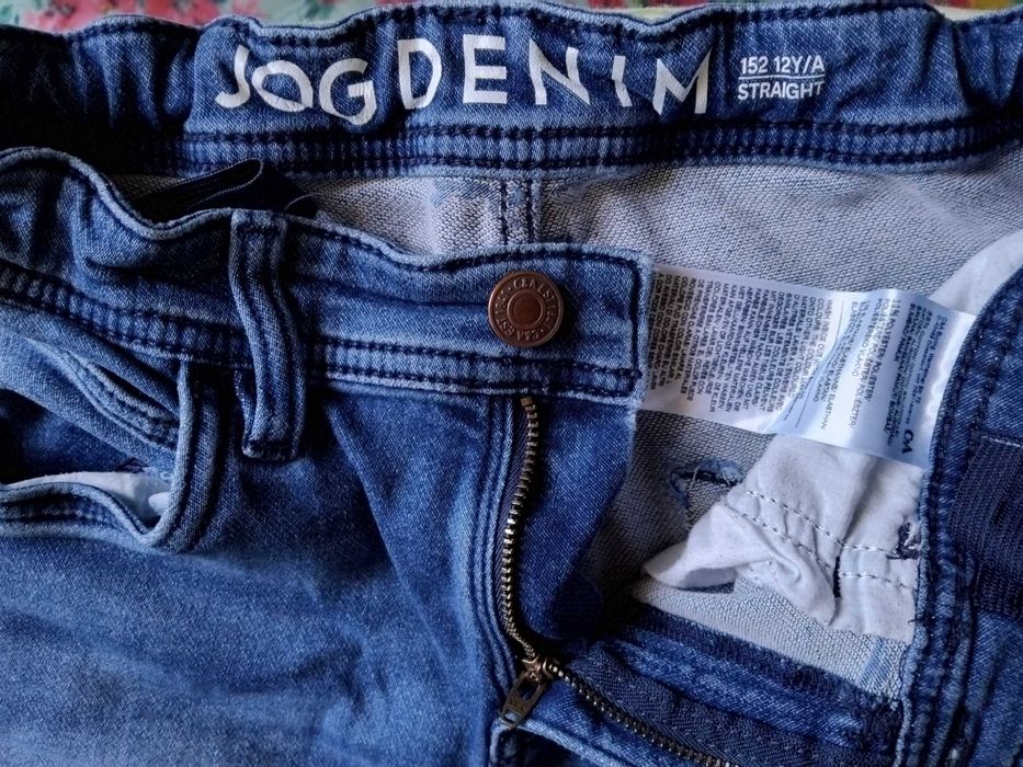 2 Jeans straight C&A T12A rapaz
