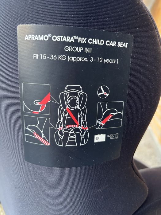 Aprami Cadeira Auto Ostara IsoFix 2/3 Black