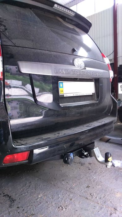 Фаркопи з балкою Toyota L. C. Prado 120 та 150 без підрізки бампера
