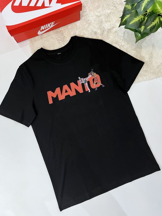 Футболка Manto Strike Gym 2.0 / Чорна Футболка Манто Страйк 2.0 /Манто