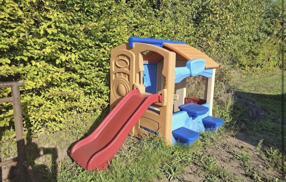 domek dla dzieci Little Tikes plus gratis piaskownica(do odmalowania)