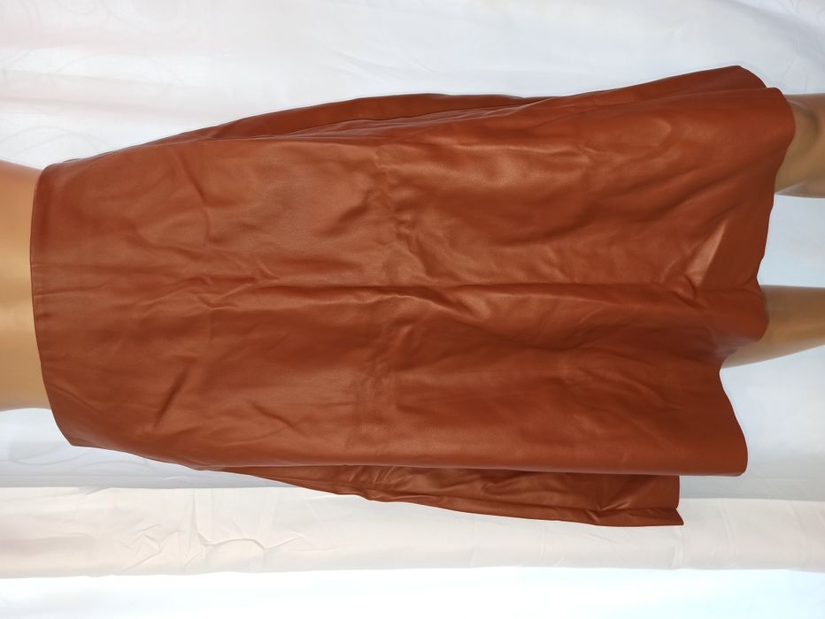 Spódnica brązowa skóra eko rozmiar L 40