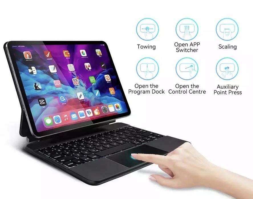 Клавіатура Magic keyboard для Apple IPad з тачпадом