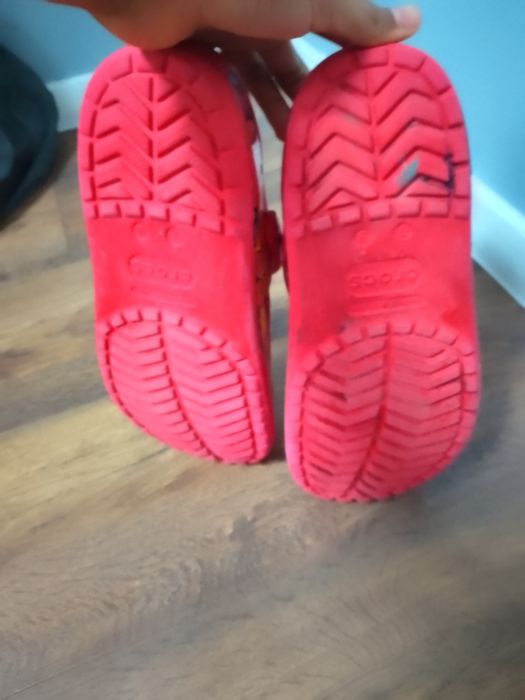 Crocsy McQueen czerwone
