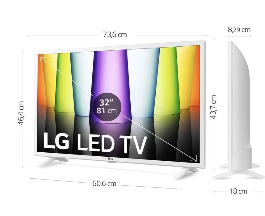 TV LG 32LQ63806LC (LED - 32'' - 81 cm - Full HD - Smart TV)