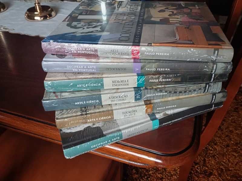 Coleção "Arte e Ciência na História do Ocidente", 6 Volumes -> "NOVOS"