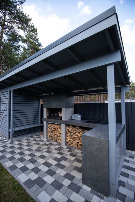 Подобова оренда будинку “Між Derev” біля лісу з басейном, чаном,лазнею