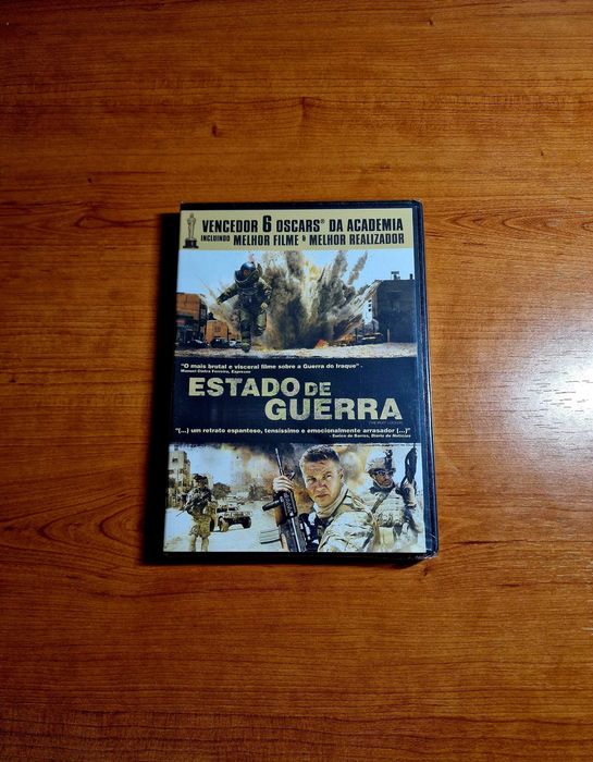 ESTADO DE GUERRA (Anthony Mackie/Jeremy Renner) 8 Oscares NOVO/SELADO