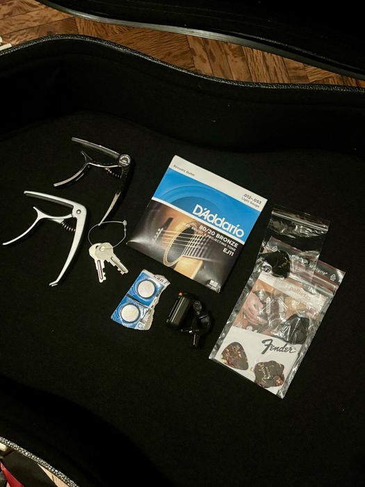 Guitarra Eletroacústica Fender CD-140SCE + Estojo Rígido + Acessórios