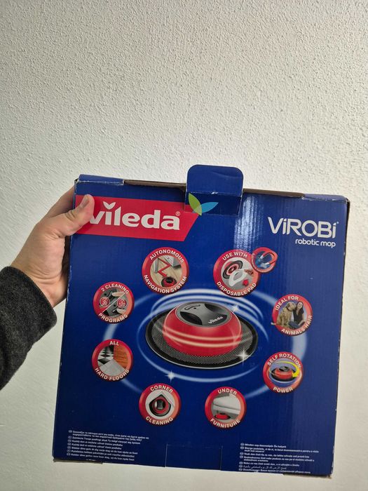 Robo limpeza Vileda com bateria