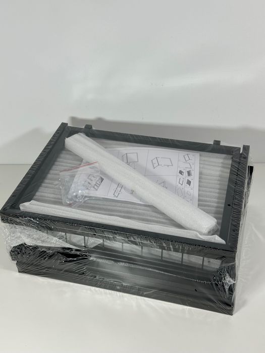 Organizer do szafki dolnej rozkładany, dwupoziomowy organizer pod zlew