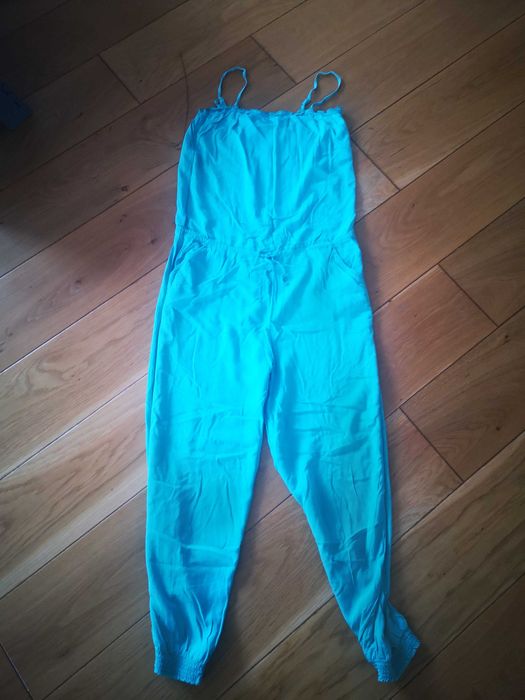 H&M turkusowy kombinezon 158 cm 12-13 lat
