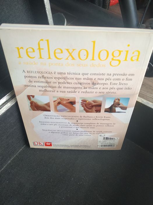 2 livros Electroterapia e Reflexologia