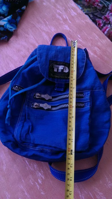 Синий рюкзачек TFD в отличном состоянии без повреждений