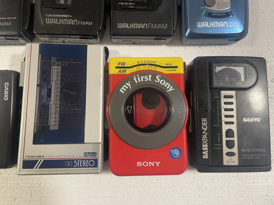 Vários Walkman Sony, Sanyo, Casio, Toshiba