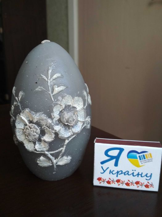 Пасхальне яйце, Свічка яйце, декоративна свічка