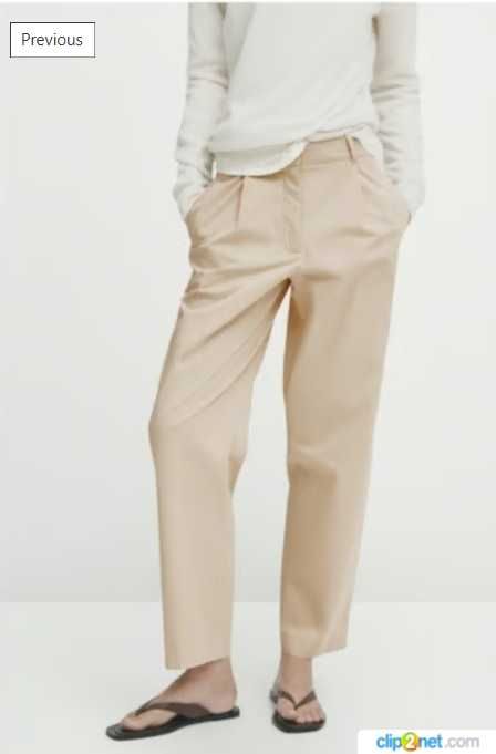 Massimo Dutti бавовняні штани, брюки