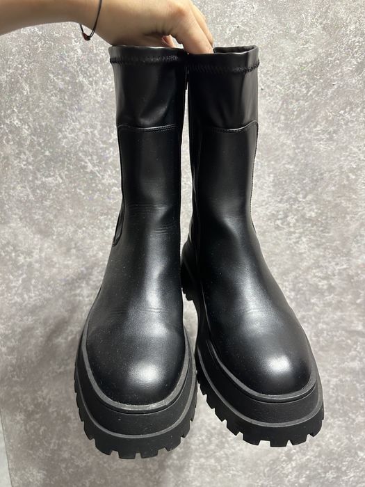 Buty botki  asos public desire sztyblety czarne 39