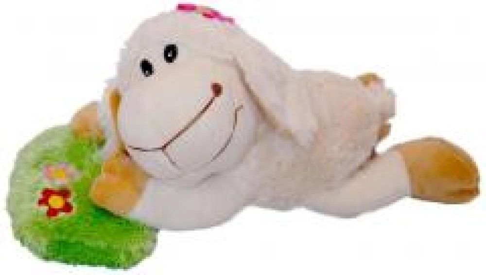 Owieczka leżąca na poduszce 32cm ,269x298 mm