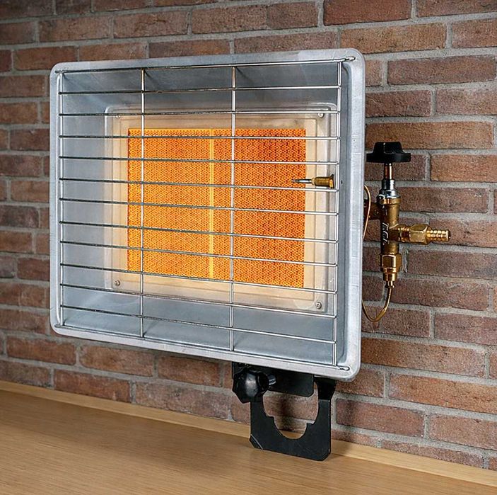 Обогреватель газовый инфракрасный RAVANSON 3400W обігрівач газовий