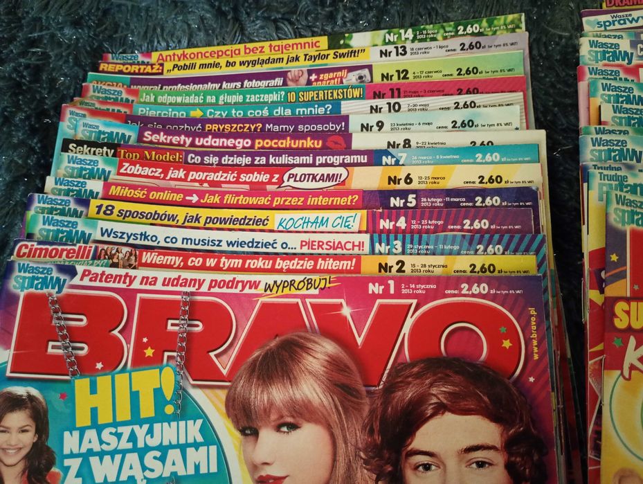 Komplet 26 numerów Bravo z 2013 r.