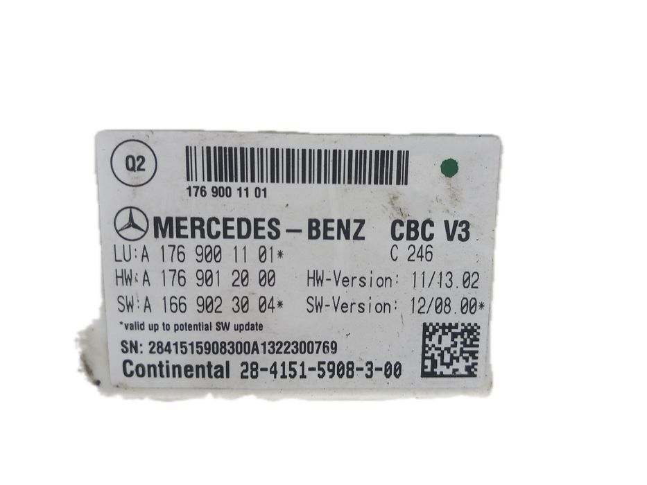 Módulo genérico MERCEDES-BENZ Classe A (W176)