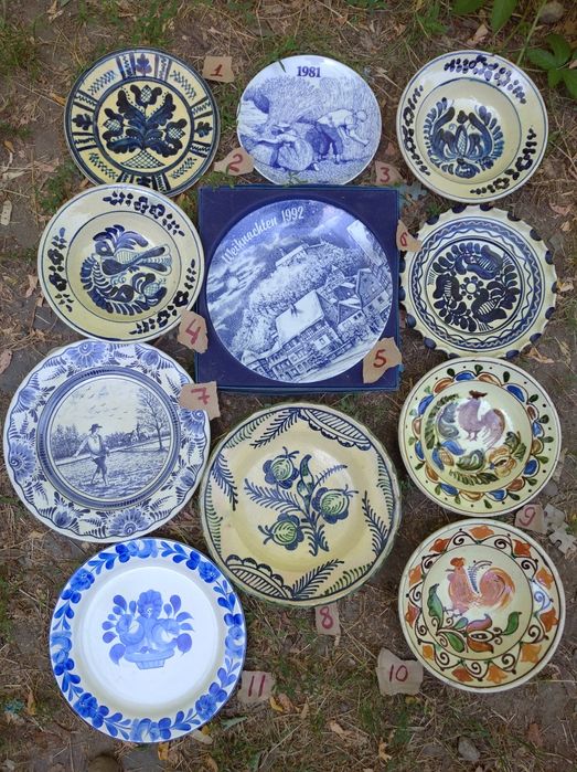 Тарілки настінні,довоєнні і 50-х,60-х,до 80-х,народні і фабричні .