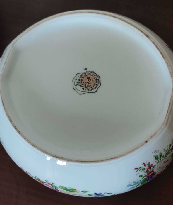 Prato e Terrina Vizavi de Porcelana