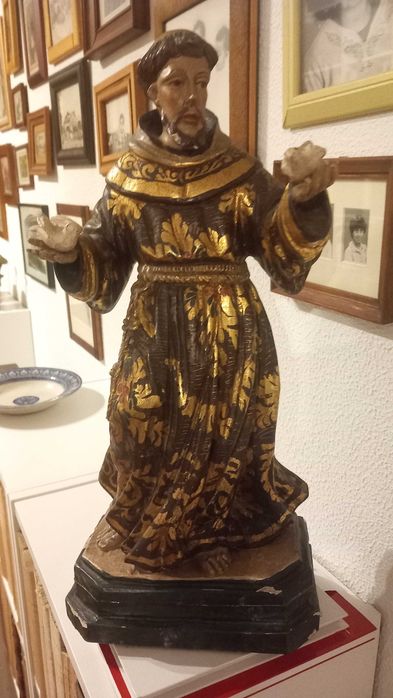 S.Francisco de Assis Imagem em Madeira