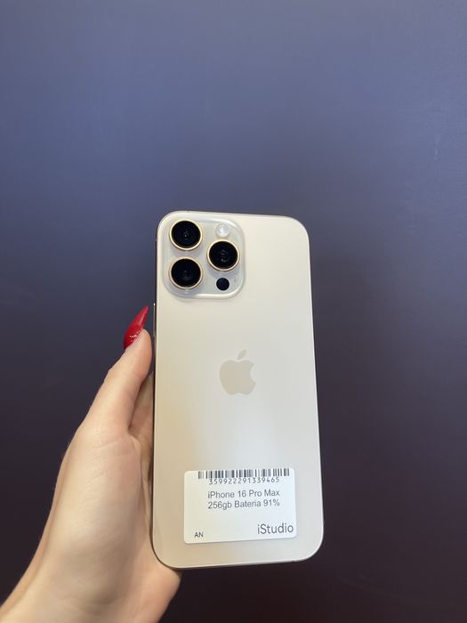 RATY 0% iPhone 16 Pro Max 256 GB BATERIA 91% GWARANCJA 12 miesiecy !!!