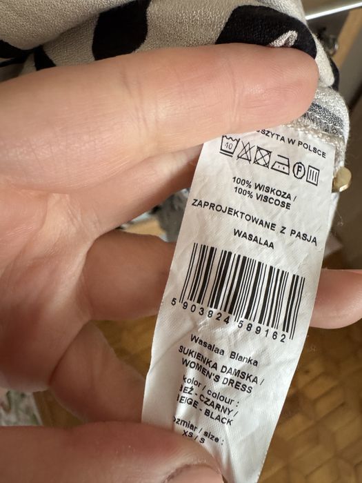 Wasalaa sukienka Blanka xl/xxl oversize