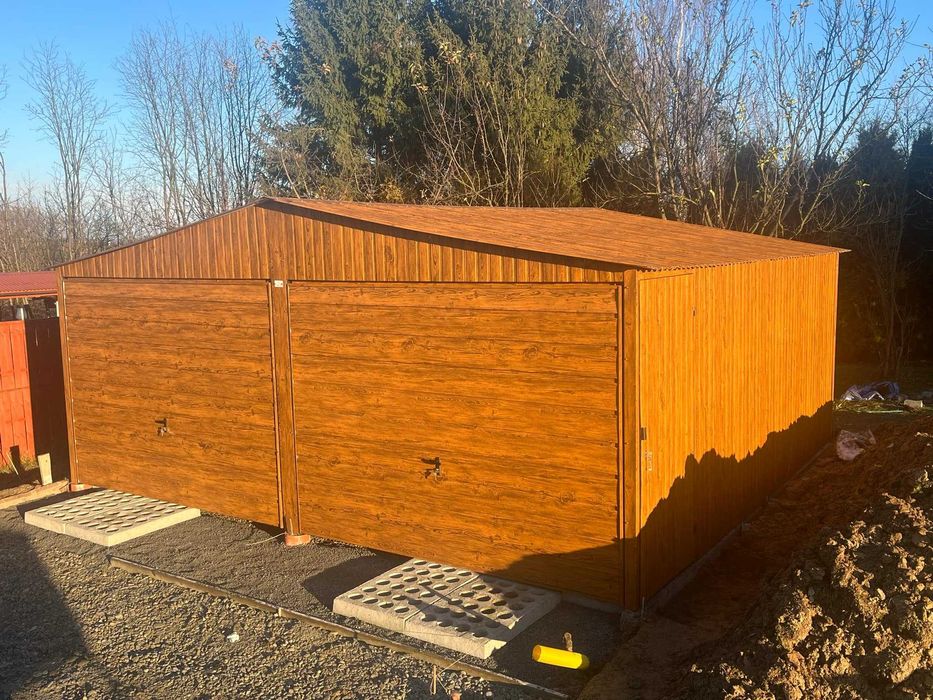 Garaż blaszany 7x6 premium