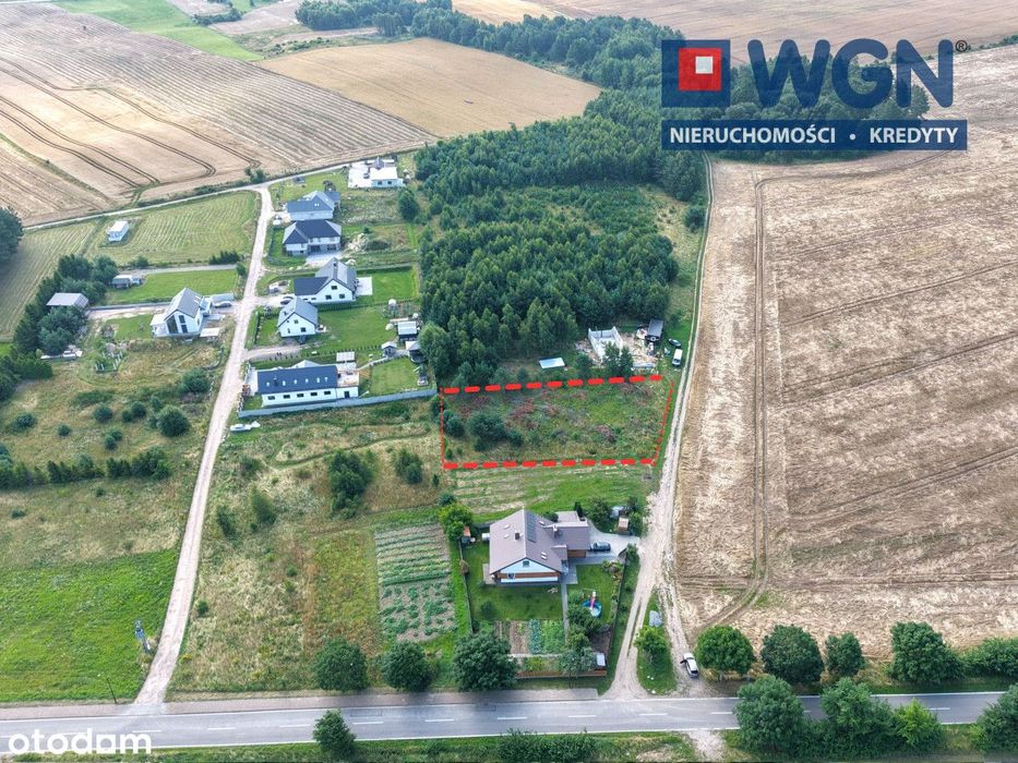 Działka budowlana z możliwością zabudowy usługowej
