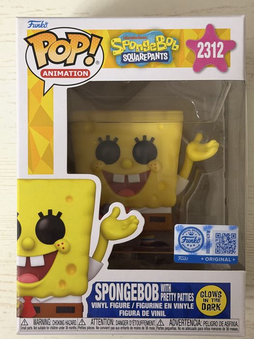 SpongeBob Funko PoP! Anime Animation#2312 SpongeBob with Pretty Pattie
