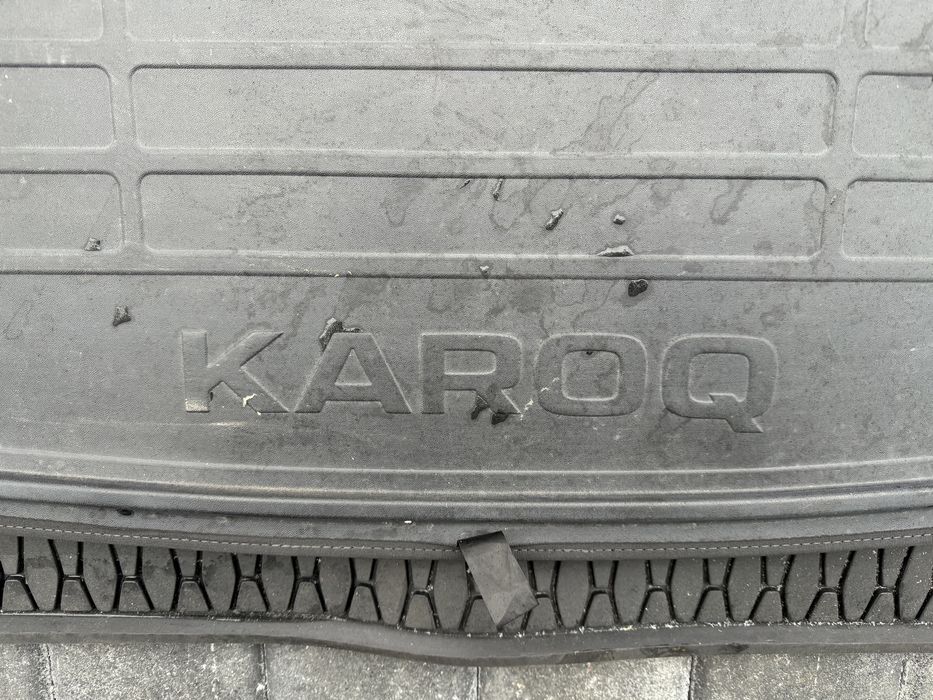 Оригінальний задній килимок коврик у багажник  Skoda Karoq 2022