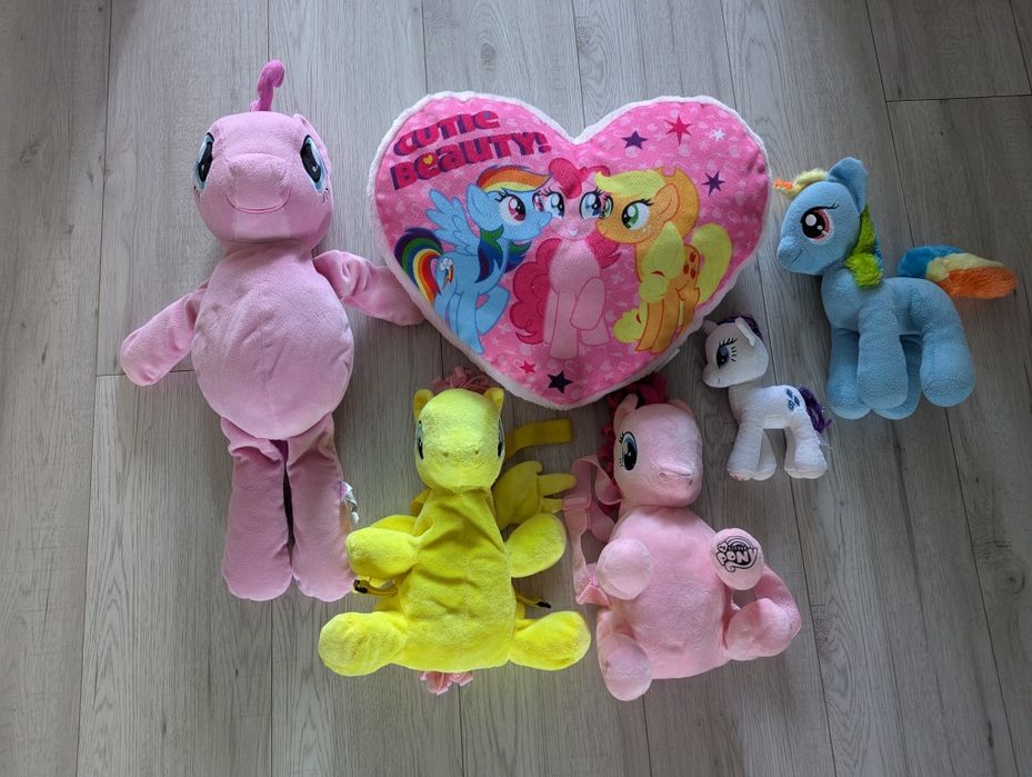 Pluszaki i plecaczki My Little pony + poduszka serce