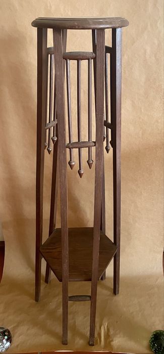 Coluna floreira deco