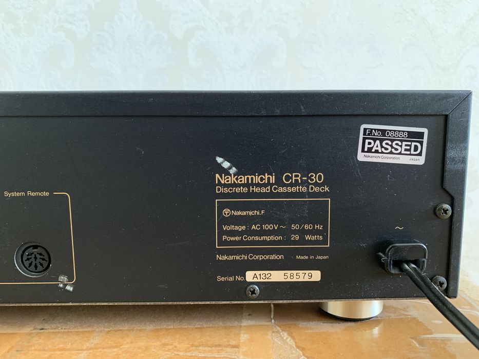 Касетна дека Nakamichi CR-30: 27 500 грн. - Магнитолы и