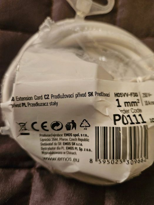 Kabel Przedłużacz EMOS P0111