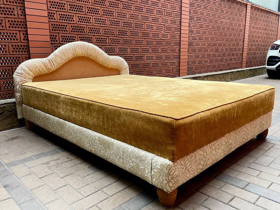 2-спальне ліжко «Алігатор» завода ПРОГРЕС з підйомним механізмом +ящик